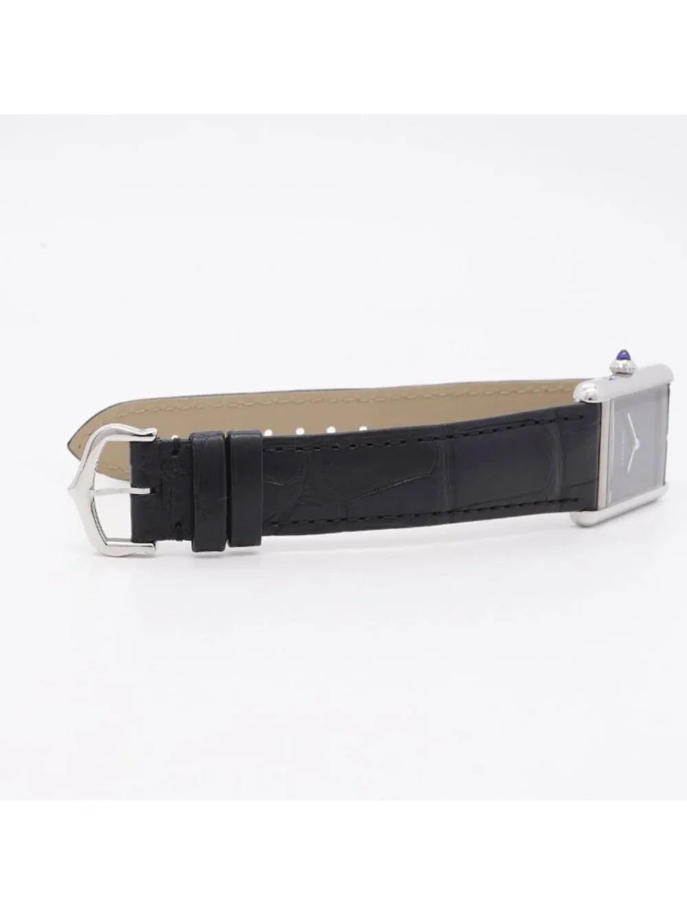 Cartier Tank Must LM Wsta Black Dial Watch